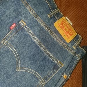 Mens blue levis 550 42×30
